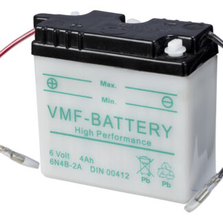 VMF MC Batteri 6V 4AH 24CCA (100x47x96mm) +diagonalt | 6N4B-2A
