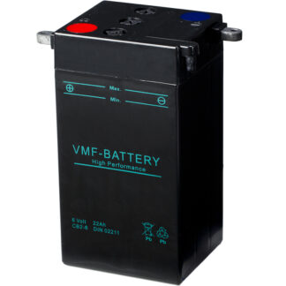VMF MC Batteri 6V 24AH 200CCA (110x96x212) diagonalt | YB2-6