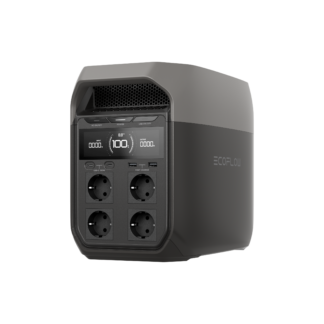 ECOFLOW DELTA 3 Bærbar Strømforsyning - LPS - 1024Wh - 1800W