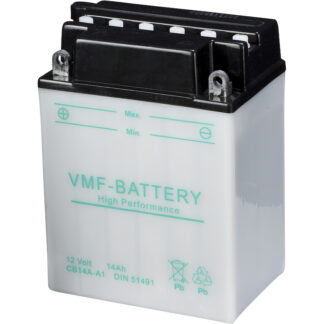 VMF MC Batteri 12V 14AH 160CCA (135x91x167) +venstre | YB14A-A1