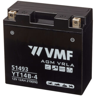 VMF MC Batteri 12V 12AH 210CCA (150x69x145) +venstre | YT14-B4 | YT14B-BS