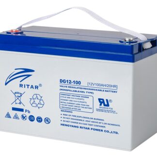 RITAR GEL Deep Cycle Batteri 12V 100AH (328x169x222mm) +venstre