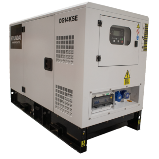 HYUNDAI DG14KSE Diesel strømaggregat 230V 3-FAS 13,8kVA  - 1500RPM - Vannkjølt
