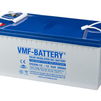 VMF GEL Deep Cycle Batteri 12V 200AH (522x240x223mm) +høyre