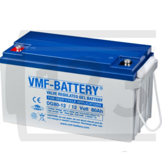 VMF GEL Deep Cycle Batteri 12V 80AH (350x167x180mm) +venstre