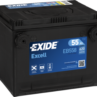 EXIDE STARTBATTERI 12V 55AH (230x180x186mm) +Venstre