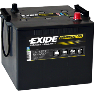 EXIDE GEL Batteri 12V 110AH (284x267x235mm) +diagonalt
