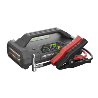 LOKITHOR Lithium Startbooster 12V 3000A med 150 PSI Luftkompressor