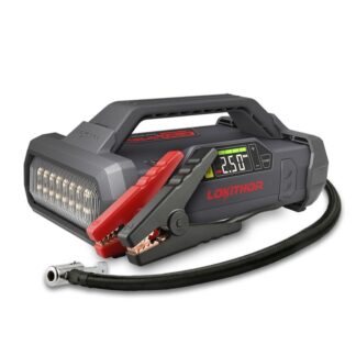 LOKITHOR Lithium Startbooster 12V 3000A med 150 PSI Luftkompressor