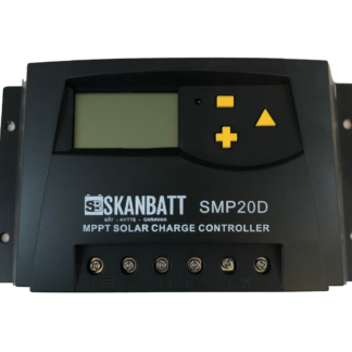 SKANBATT MPPT Solcelleregulator 12/24V 20A med display NB! B-VARE (VEIL Kr. 995.-)