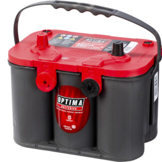 OPTIMA AGM Red Top 12V 50AH 815CCA (254x174x195mm) +venstre TOPP+SIDEPOL