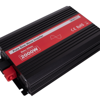 SKANBATT Inverter 12V 2000W Ren Sinus m/Kablet Fjernkontroll