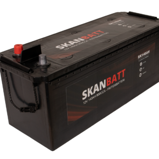 SKANBATT Fritidsbatteri 12V 140AH 800CCA (513x188x203/223mm) +venstre