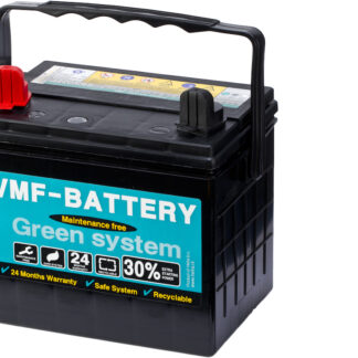 VMF Plenklipper batteri 12V 28AH 250CCA (205x132x159/186mm) +venstre 12N24-4