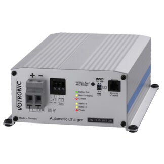 VOTRONIC PB1215 Elektronisk Batterilader 12V 15A - 2 kanaler (VEIL Kr. 3995.-)