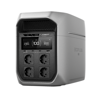 ECOFLOW DELTA 3 MAX PLUS Bærbar Strømforsyning - LPS - 2048Wh - 3000W