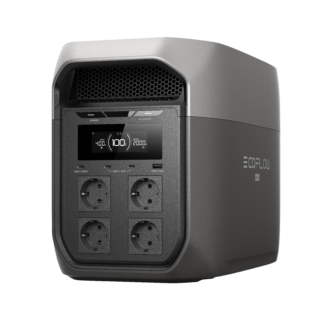 ECOFLOW DELTA 3 MAX Bærbar Strømforsyning - LPS - 2048Wh - 2400W