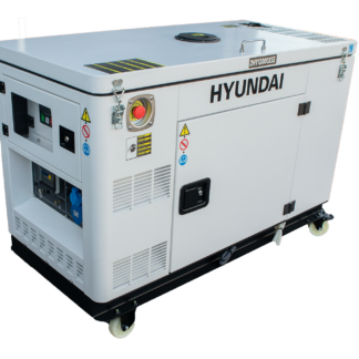 HYUNDAI DHY12000XSE-3 Vannkjølt Strømaggregat 10000W 230V 3-FAS - Elektrisk start - Diesel - Forvarming - ATS