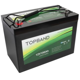 KUPP TOPBAND Lithium HEAT PRO - 12V 100AH - 150A BMS - Bluetooth og Varme